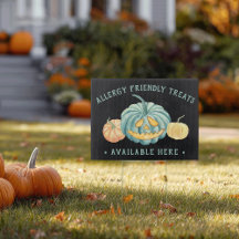 Halloween Aquamarin Pumpkin Allergie Freundliche L