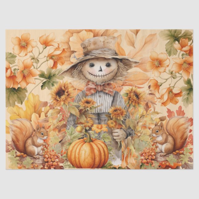Halloween-Aquarelle-Dekoupage Seidenpapier (Vorderseite)