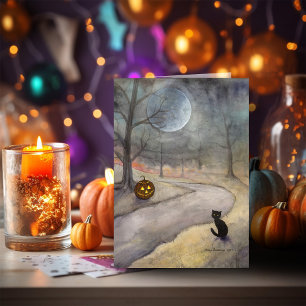 Halloween Art Der vergessene Weg von Molly Harriso Karte