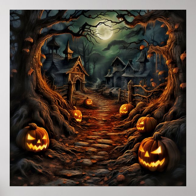 Halloween Art Poster (Vorne)