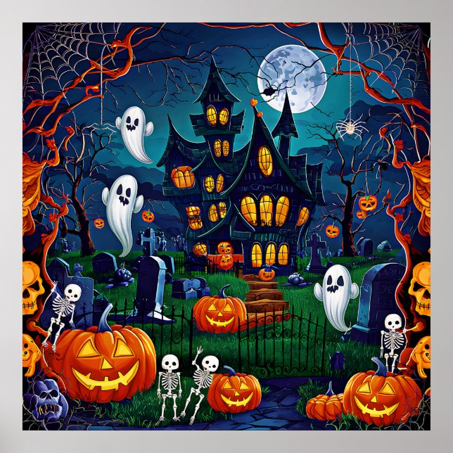 Halloween Art Poster (Vorne)