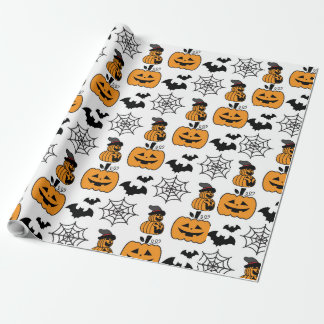 Halloween Art Print Geschenkpapier
