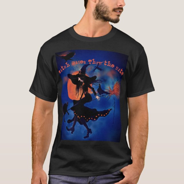 Halloween Art Text T - Shirt (Vorderseite)