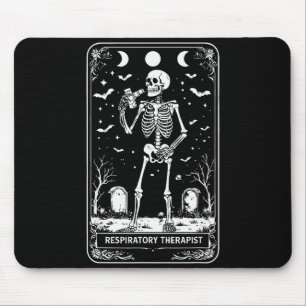 Halloween Atmungstherapeut Tarotkarte Pulmone Mousepad