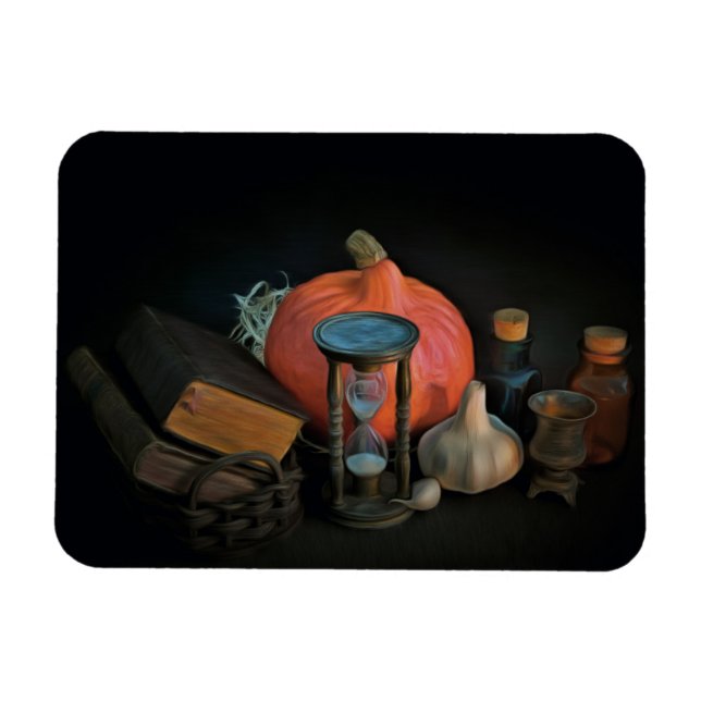 Halloween-Attribute Magnet (Horizontal)