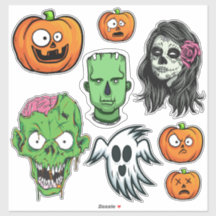 Halloween-Aufkleber