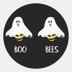 Halloween-Aufkleber Erwachsene Party Boo Bienen Ge Runder Aufkleber