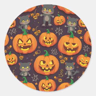 Halloween-Aufkleber Runder Aufkleber