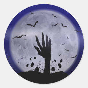 Halloween-Aufkleber Runder Aufkleber
