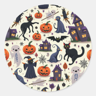 Halloween-Aufkleber Runder Aufkleber