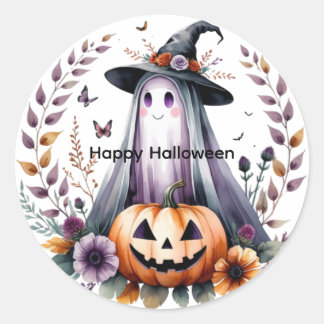 Halloween-Aufkleber und -Etiketten Runder Aufkleber
