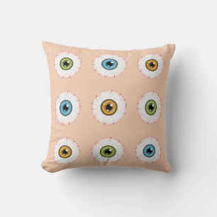Halloween-Augen Blutunterlaufene Augen Farbige Aug Kissen