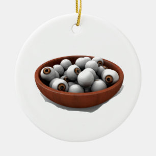 Halloween-Augen Keramikornament