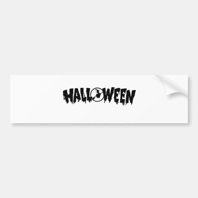 Halloween Autoaufkleber (Vorne)
