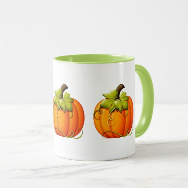 Halloween/Autumn Pumpkin Tasse (VorderseiteRechts)