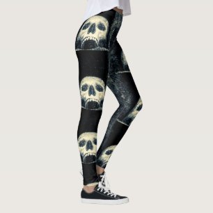 Halloween Awful Skull Leggings