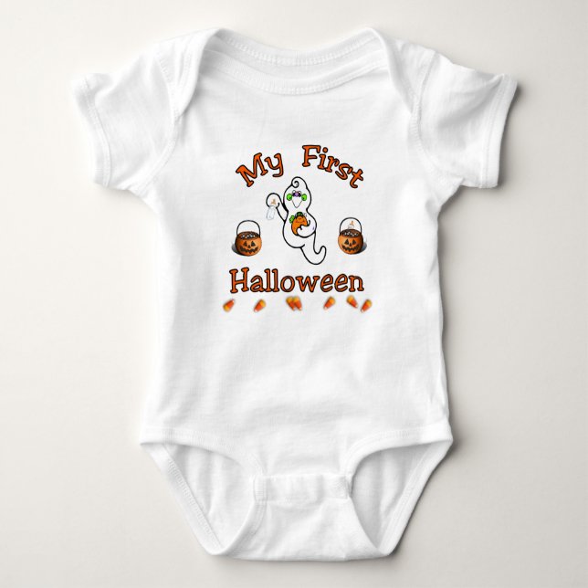 Halloween-Baby Baby Strampler (Vorderseite)