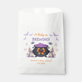 halloween baby brauen Babydusche stilvoll niedlich Geschenktütchen