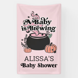 Halloween Baby Brewing Baby Dusche Begrüßungsbanne Banner