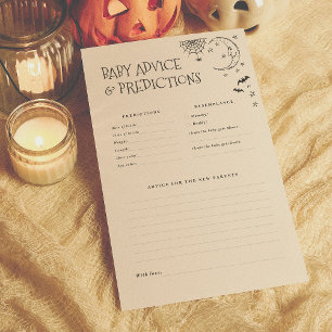 Halloween Baby bricht Baby Predictions Game