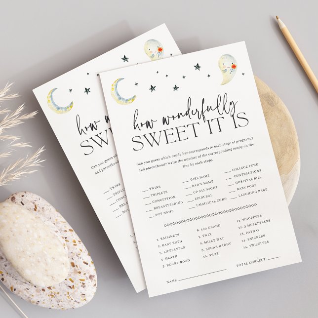 Halloween Baby Dusche Candy Guessing Game Sheet Flyer (Von Creator hochgeladen)