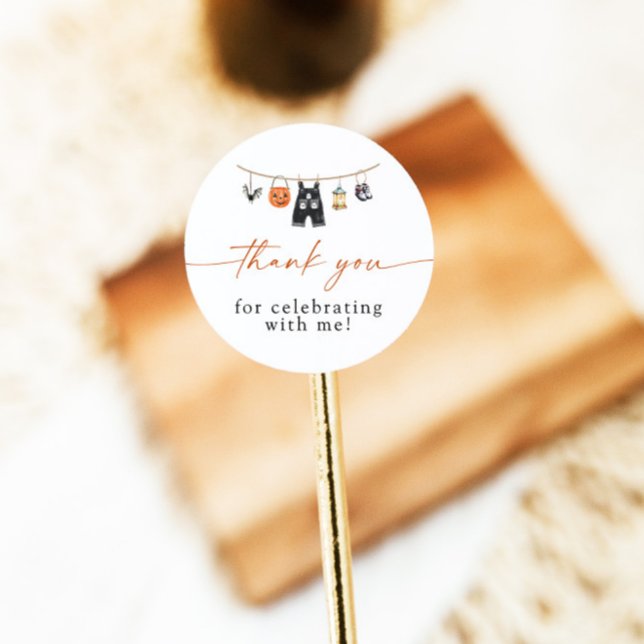 Halloween Baby Dusche Danke, dass du einen Sticker (Von Creator hochgeladen)