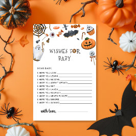 Halloween Baby Dusche wünscht sich ein Baby Game