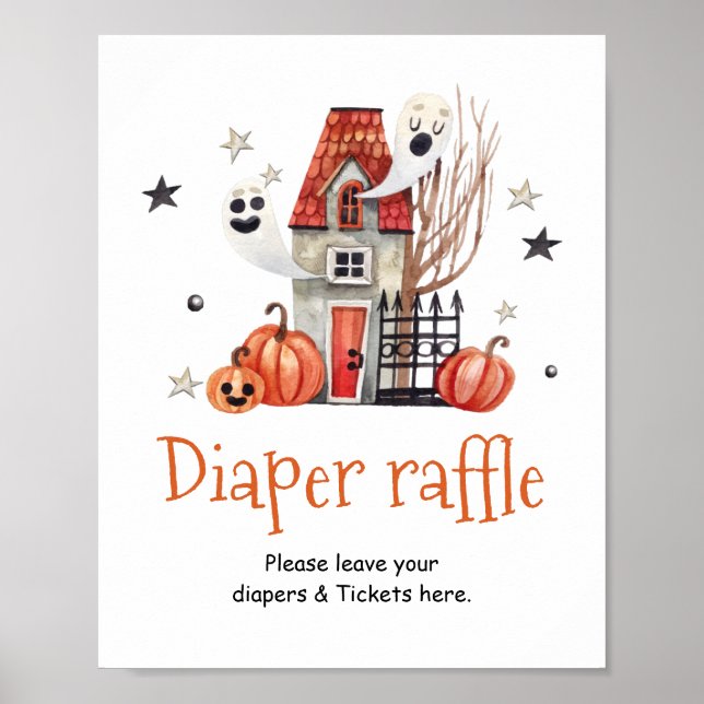 Halloween Baby Duwer Diaper Gewinnspiel Poster (Vorne)