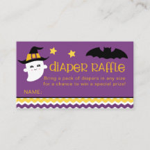 Halloween Baby Duwer Diaper Raffelkarten