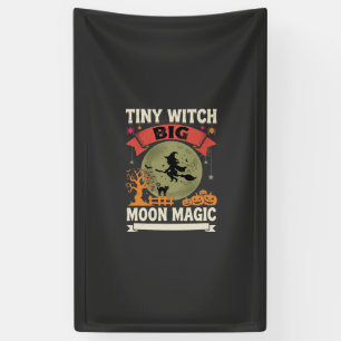 Halloween-Baby-Hexen-Mond-Magie Banner