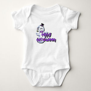 Halloween Baby Jersey Bodysuit/Geist Strampler