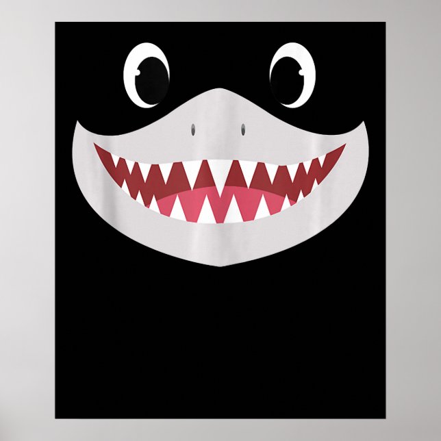Halloween-Baby - Niedliche Haigeschenke Poster (Vorne)