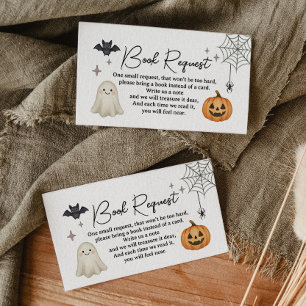 Halloween Baby Showbuchkarte Begleitkarte