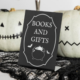 Halloween Baby Shower Books and Gifts Sockelschild