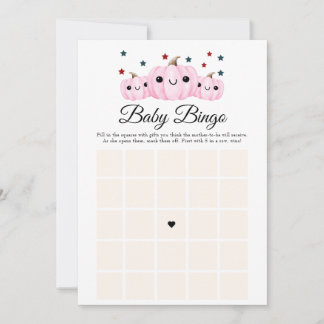 Halloween Baby Shower Cute Boo Baby Shower Bingo Einladung