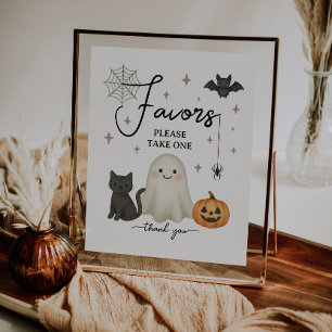 Halloween Baby Shower Favoriten Budget Flyer