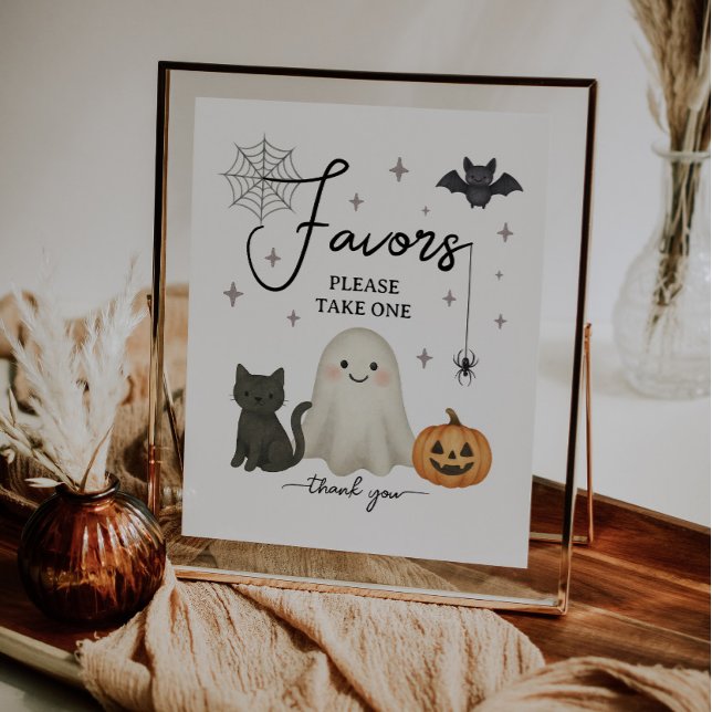 Halloween Baby Shower Favoriten Budget Flyer (Von Creator hochgeladen)