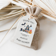 Halloween Baby Shower Pumpkin Danke