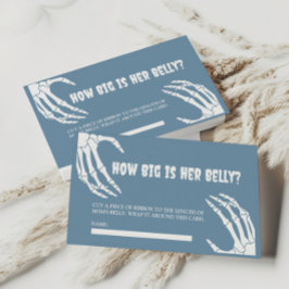 Halloween Baby shower Quelle taille a sa carte du 