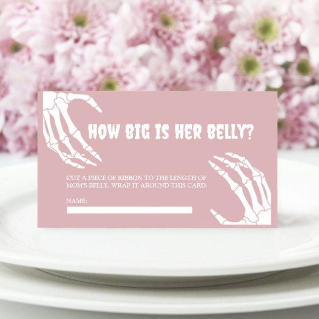 Halloween Baby shower Quelle taille a sa carte du  (Créateur téléchargé)