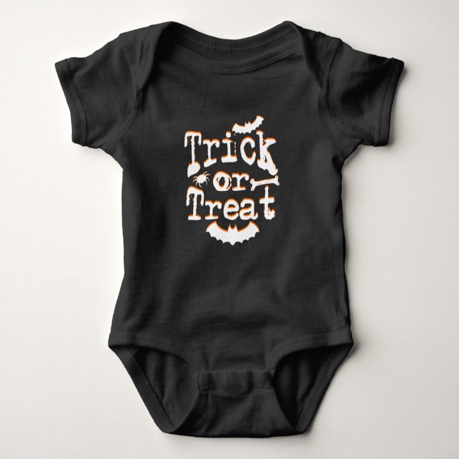 Halloween Baby Strampler (Vorderseite)