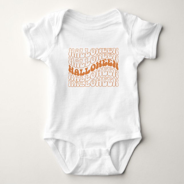 Halloween Baby Strampler (Vorderseite)