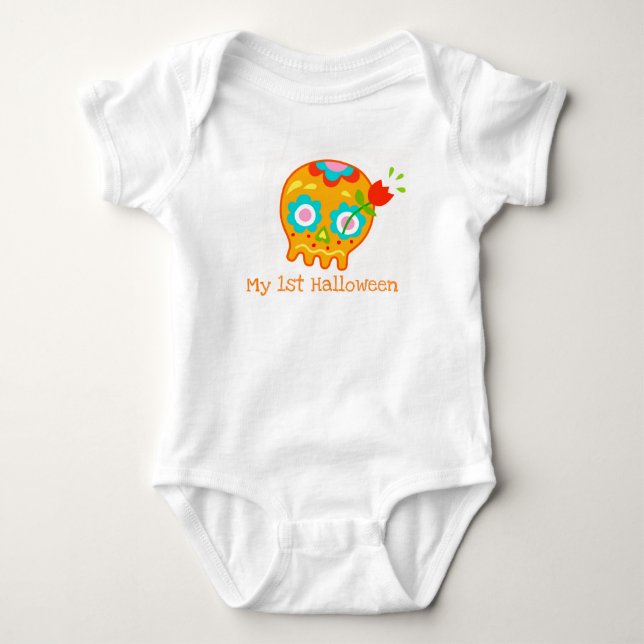 Halloween Baby Strampler (Vorderseite)
