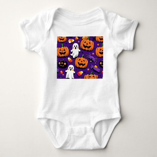Halloween Baby Strampler (Vorderseite)