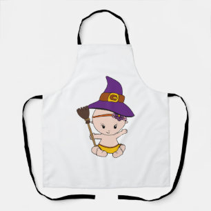 Halloween Baby Witch Funny Geschenk Schwangere Fra Schürze