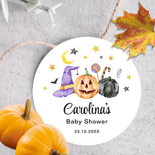 Halloween-Babyaufkleber Runder Aufkleber