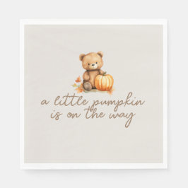 Halloween-Babyduschdekorationen: Paper Napkins Serviette