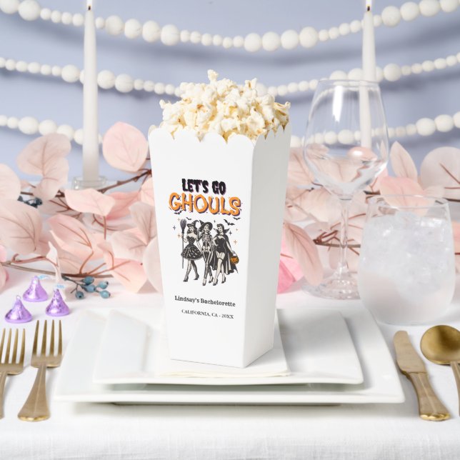 Halloween Bachelorette, lasst uns ghoul gehen Geschenkschachtel (Hochzeit)