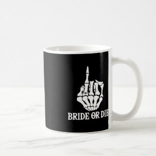 Halloween Bachelorette oder Skeleton Hand Die Kaffeetasse