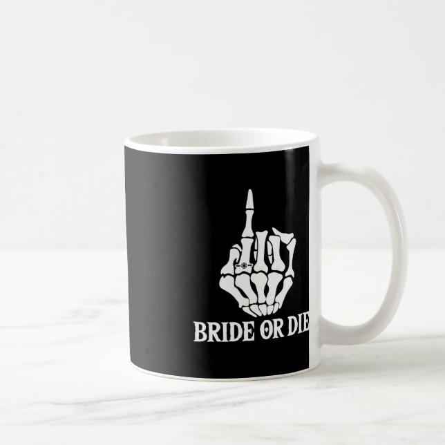 Halloween Bachelorette oder Skeleton Hand Die Kaffeetasse (Rechts)